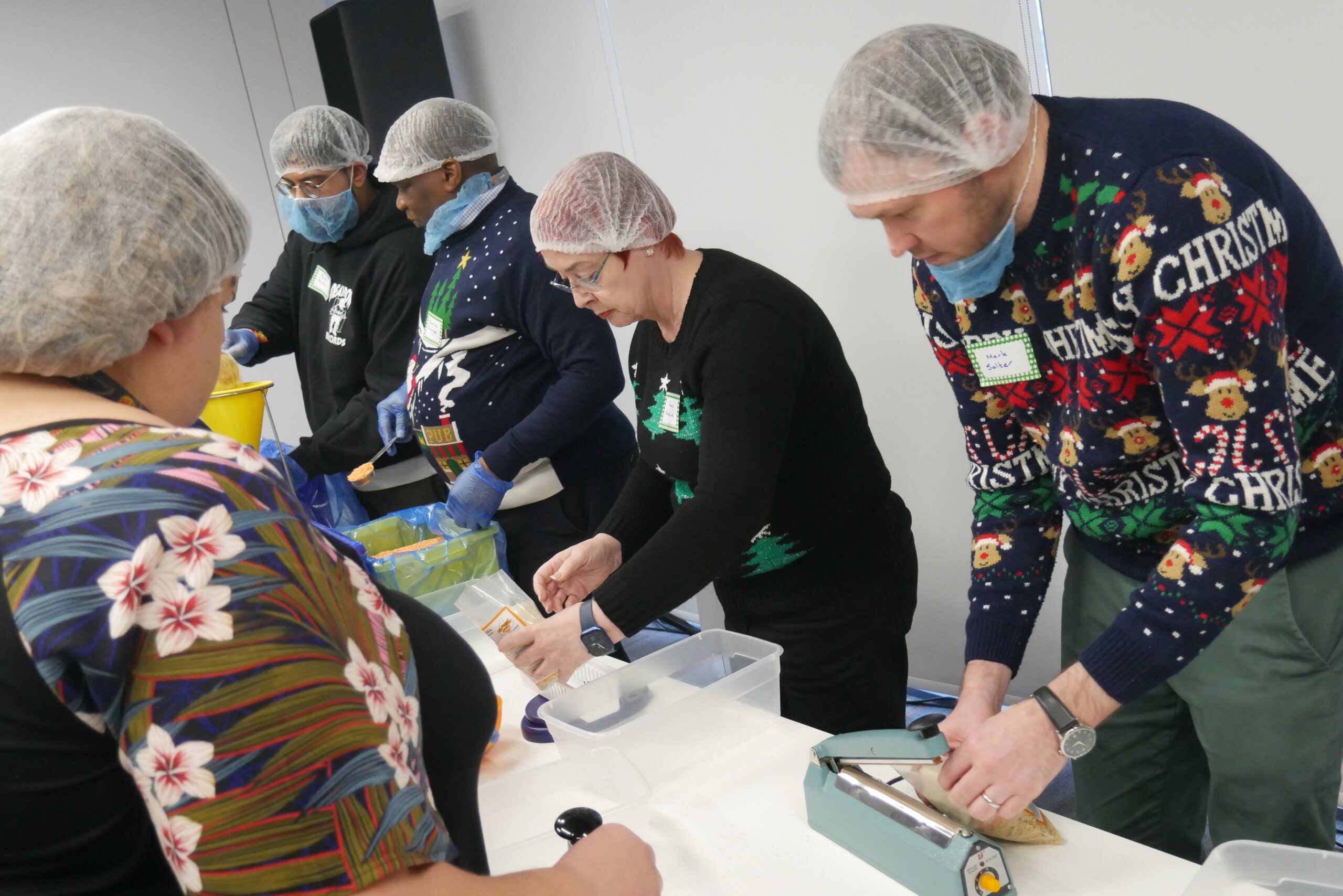 Packing rice for Christmas: Centrica